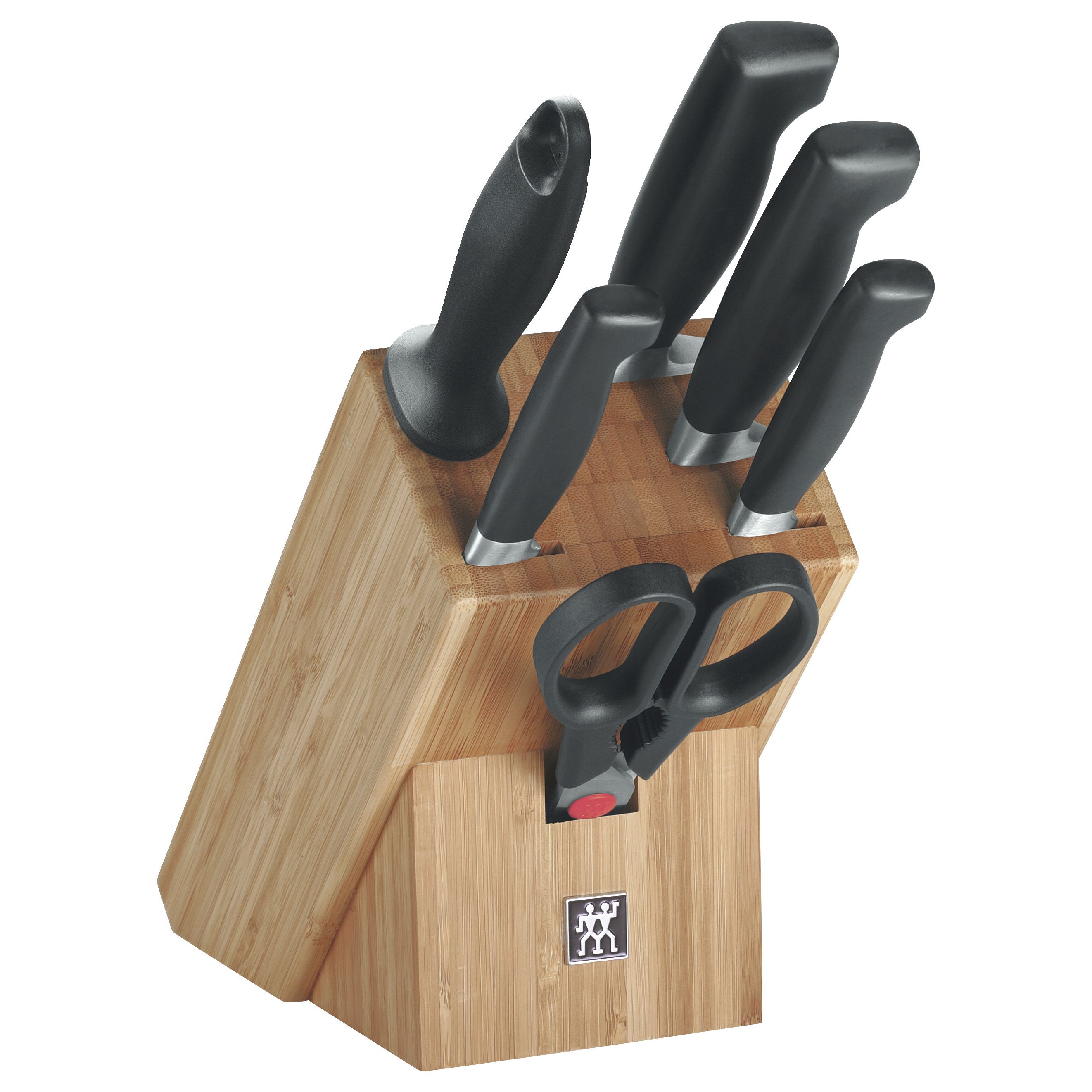 Messerblockset 7-tlg, Natur