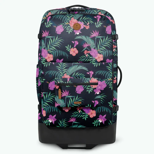 Valladolid blue 2-wheel soft suitcase
