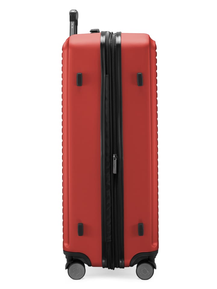 Hauptstadtkoffer Mitte - Großer Reisekoffer Trolley 77cm XXL Erweiterung TSA 130L in Rot günstig kaufen L