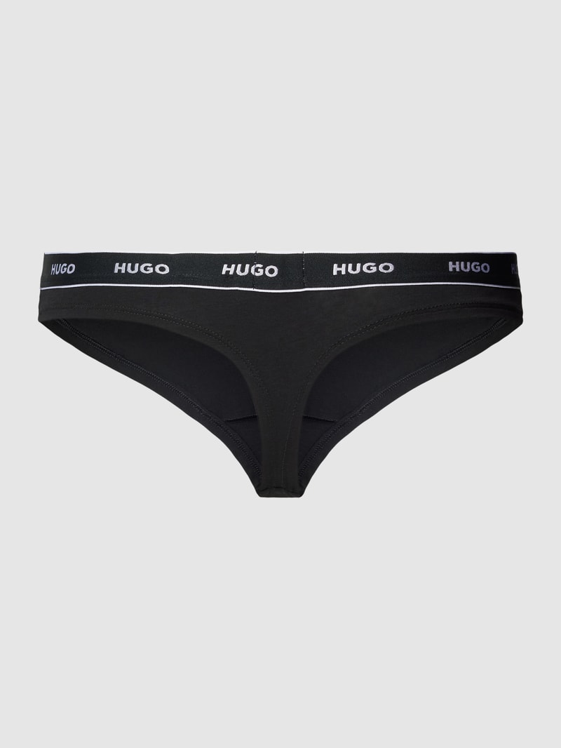 String mit Label-Bund Modell Carousel' in schwarz