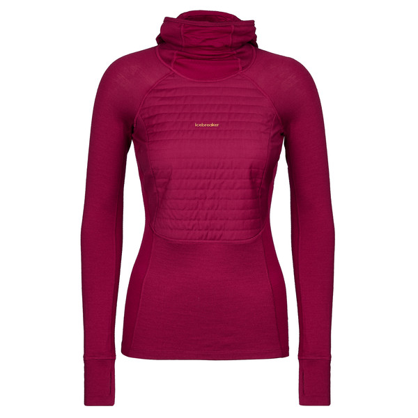 W ZONEKNIT INSULATED LS HOODIE Damen - Funktionsshirt