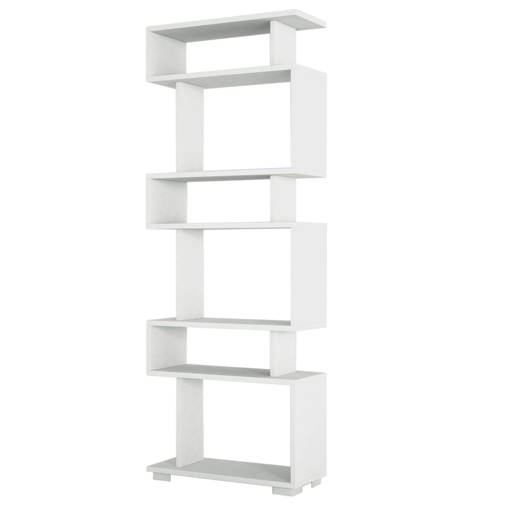 Skye Decor Bücherregal 165x60x19,5 cm, 100% Melaminbeschichtete Partikelplatte