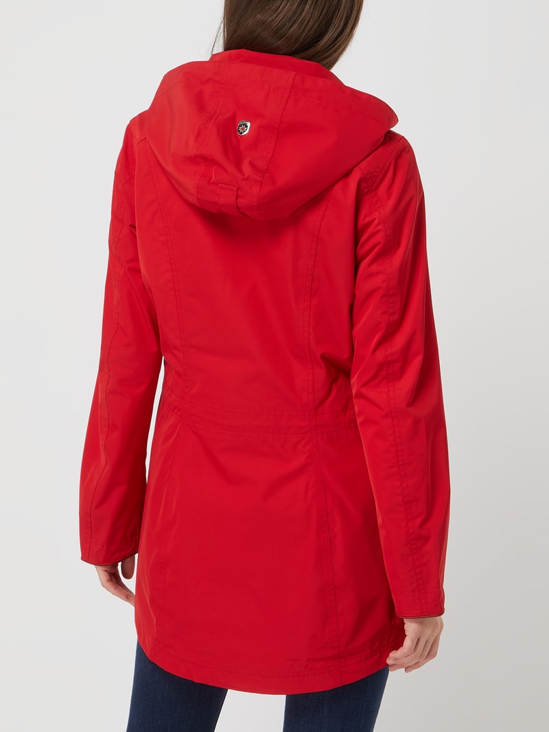 Romance 812 Funktionsjacke mit abnehmbarer Kapuze in rot