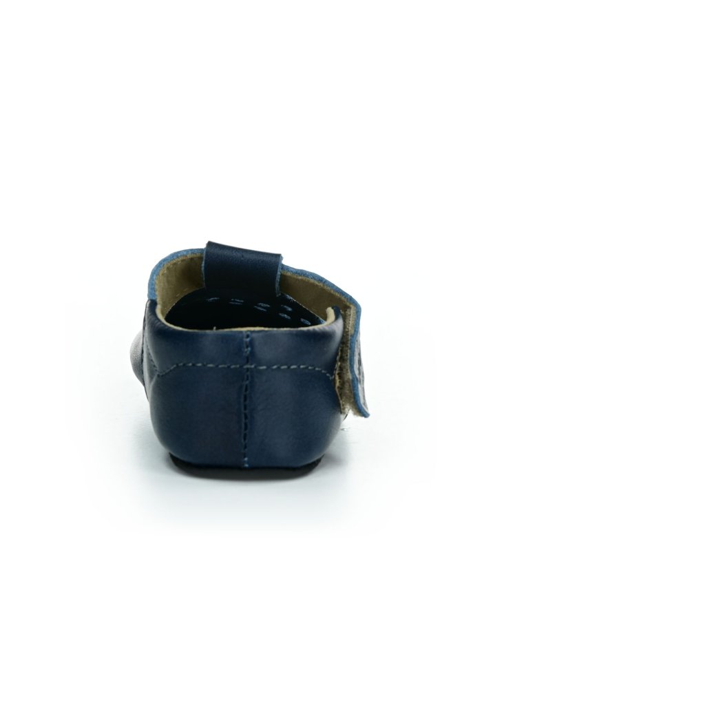 OmaKing Slippers Mutsu Blue Barfußkrabbelschuhe