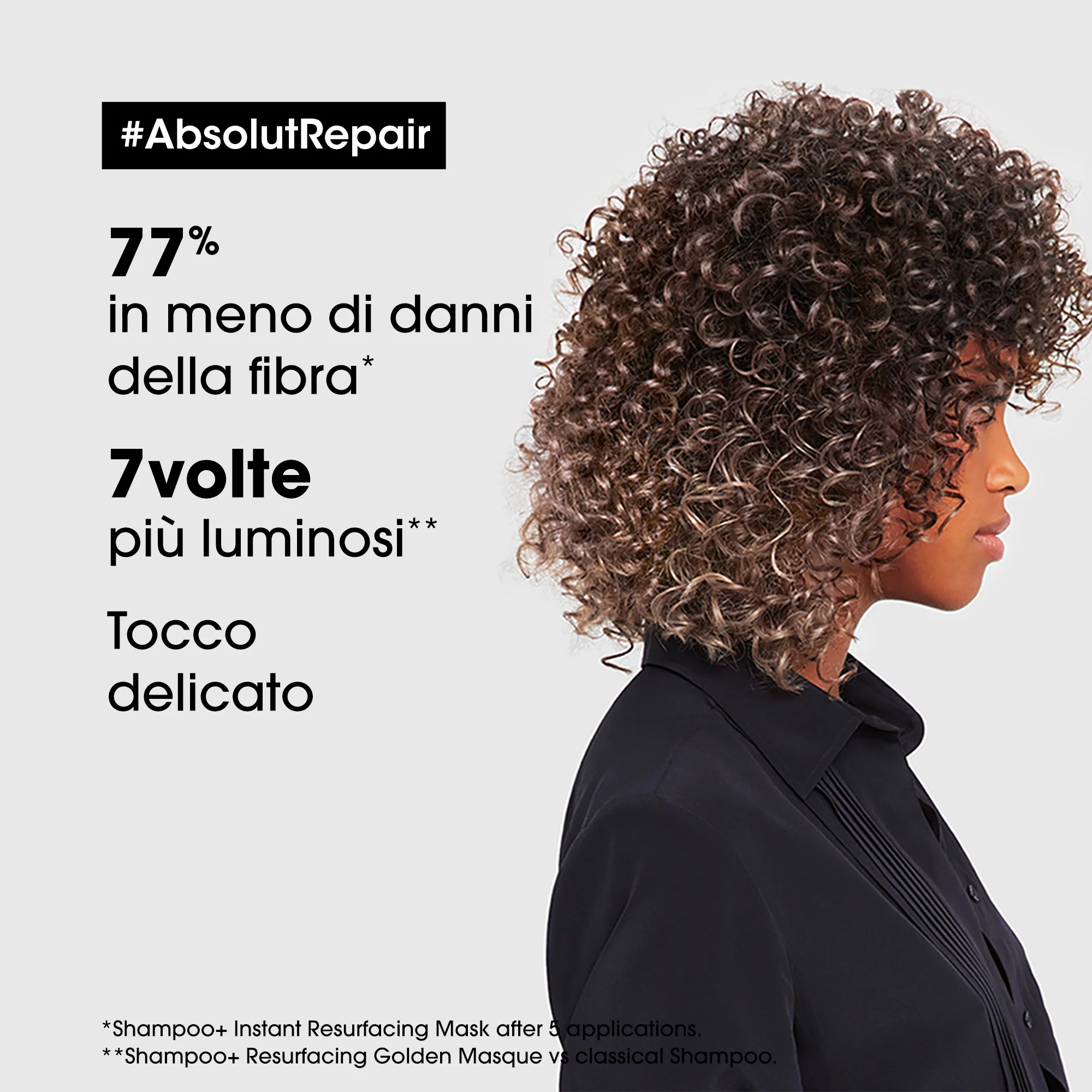 SERIE EXPERT New Absolut Repair Golden Mask - Maschera Riparatrice Capelli