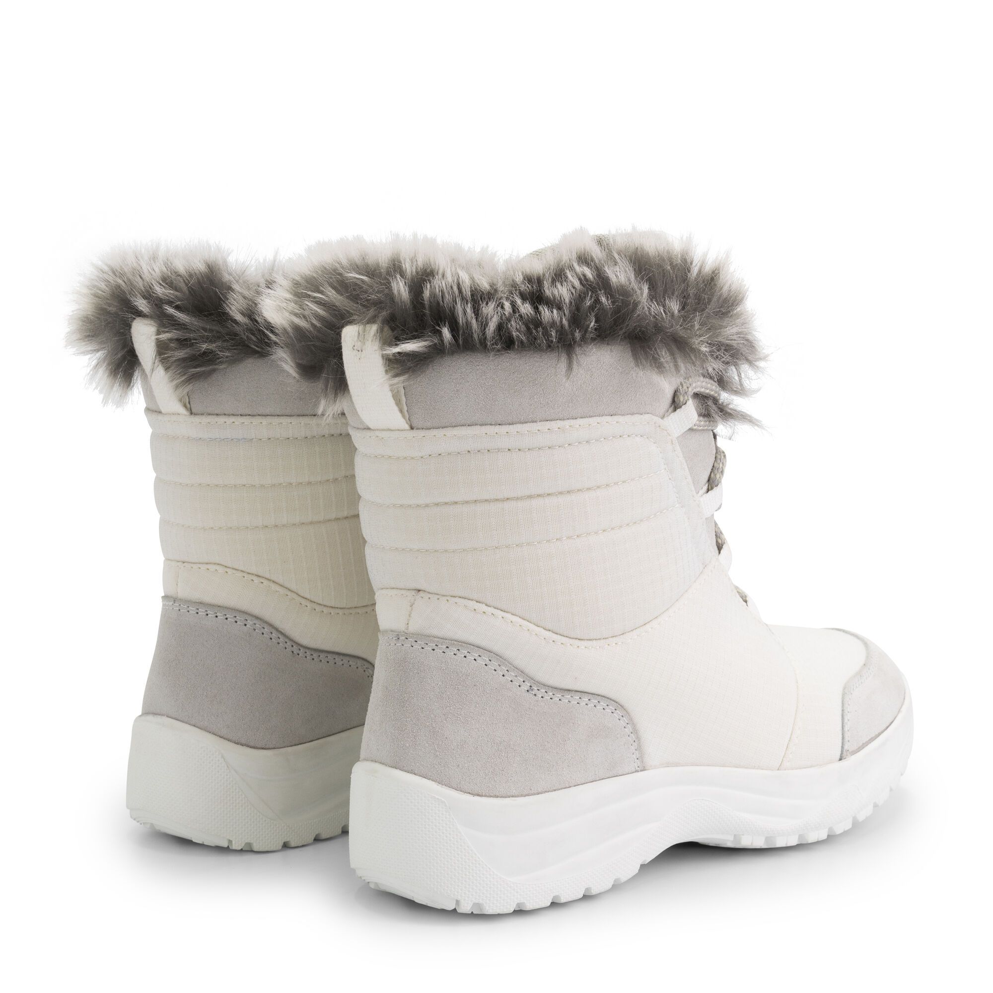 Travelin' Banff Off White Damen Schneestiefel