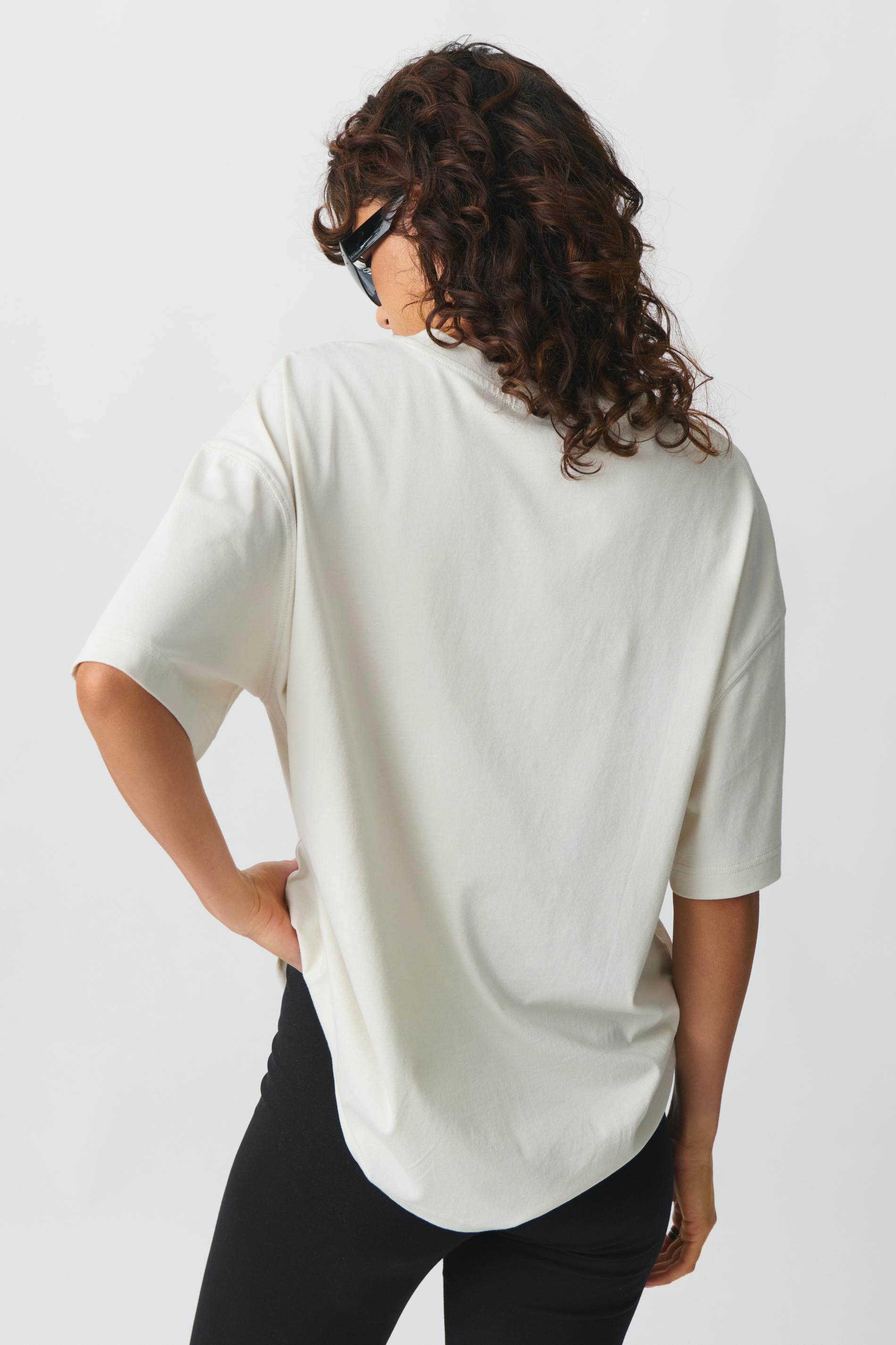 Oversized printed tee