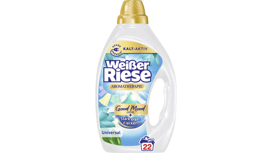 Weißer Riese Universal Gel Aromatherapie Floral Sensation Lotus Vollwaschmittel 990 ml