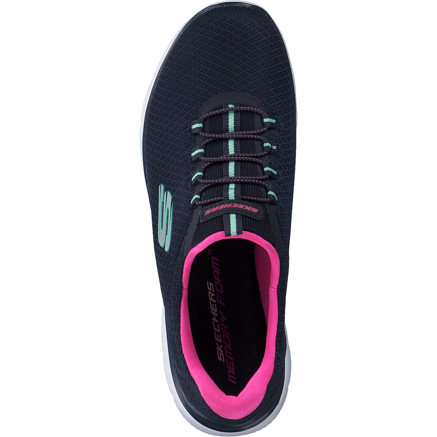Skechers 12980, Sneakers Low, Damen, blau/pink