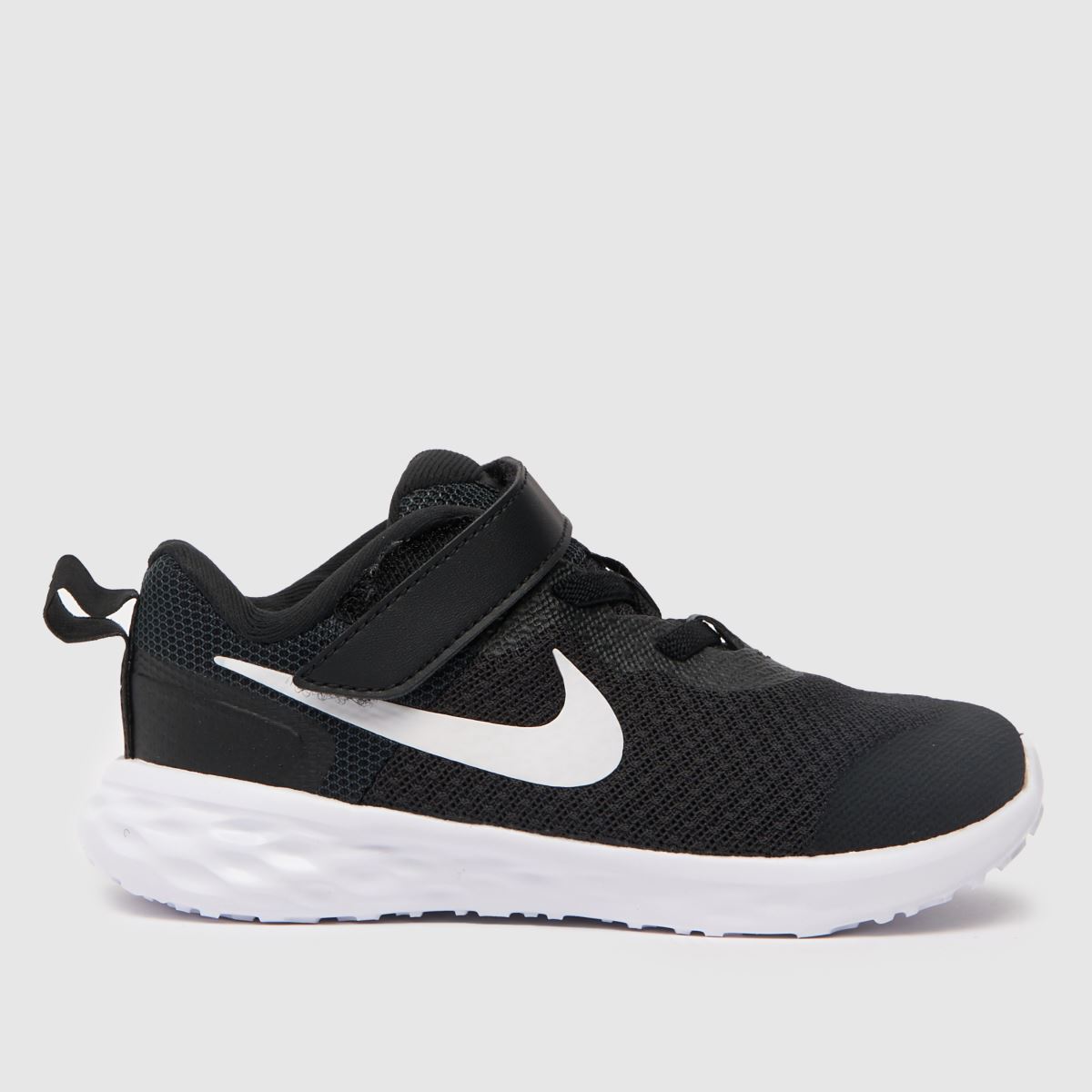 Nike Revolution 6 sneakers för småbarn i svart och vitt