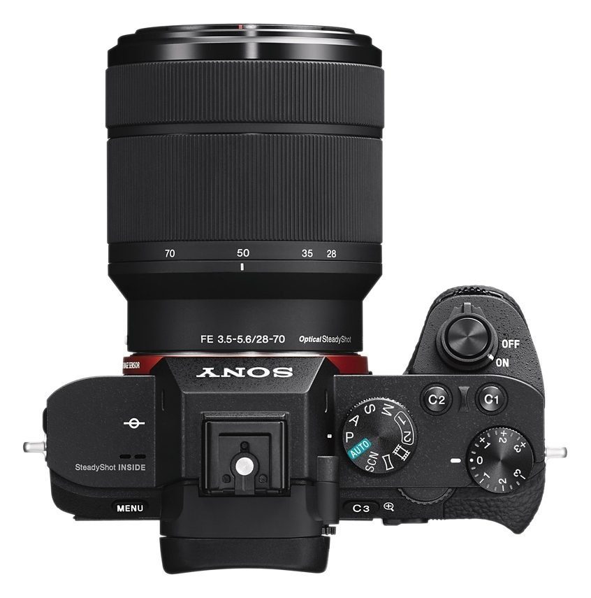 Sony A7 II Systemkamera (SEL-2870, 24,3 MP, NFC, WLAN (Wi-Fi), Gesichtserkennung, HDR-Aufnahme, Makroaufnahme)