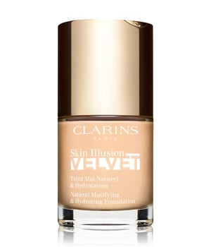 CLARINS Skin Illusion Velvet Natural Matifying & Hydrating Foundation Flüssige Foundation-30 ml