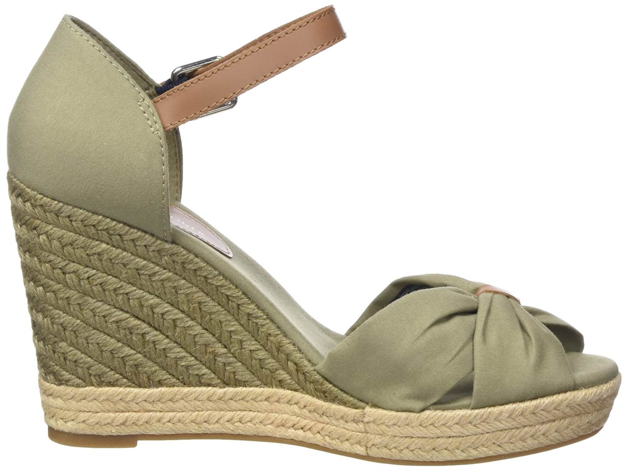 TOMMY HILFIGER Plateau Sandalen braun Sandale