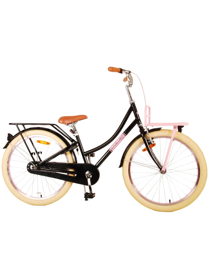 Volare Kinderfahrrad Excellent Fahrrad für Mädchen 24 Zoll Kinderrad Schwarz 8 Jahre günstig kaufen onesize