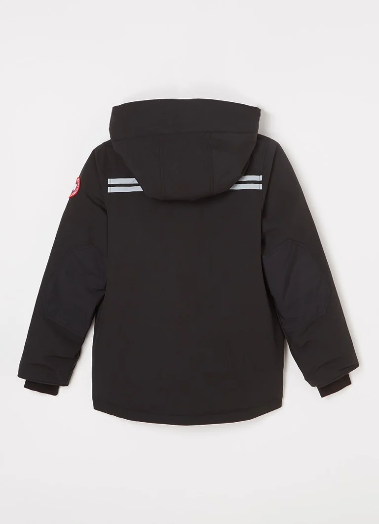 Canada Goose Logan parka s punjenjem od perja i kapuljačom