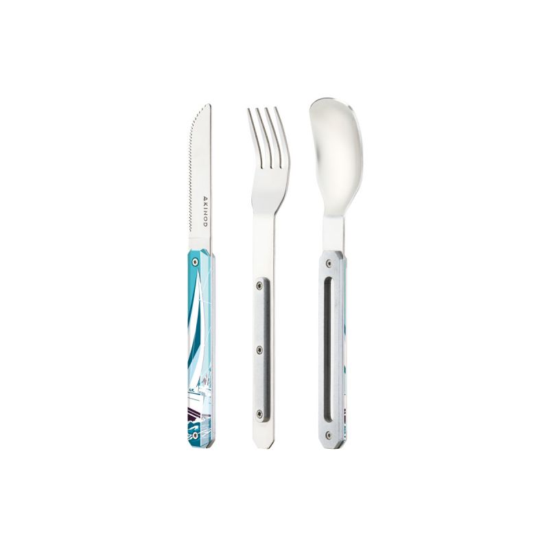 Akinod Magnetic Straight Cutlery 12H34 Mirror Voile
