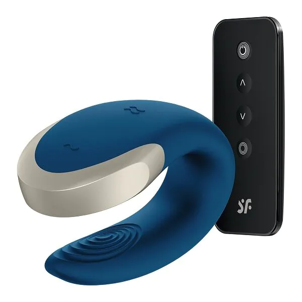 Aplicativo Satisfyer Massager Double Love Connect Azul