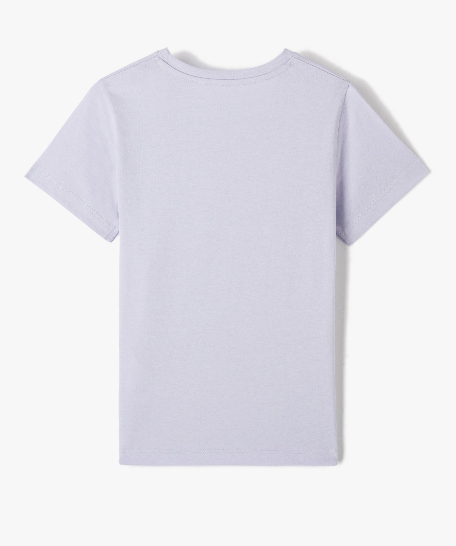 Tee-shirt enfant à manches courtes avec message violet | GEMO