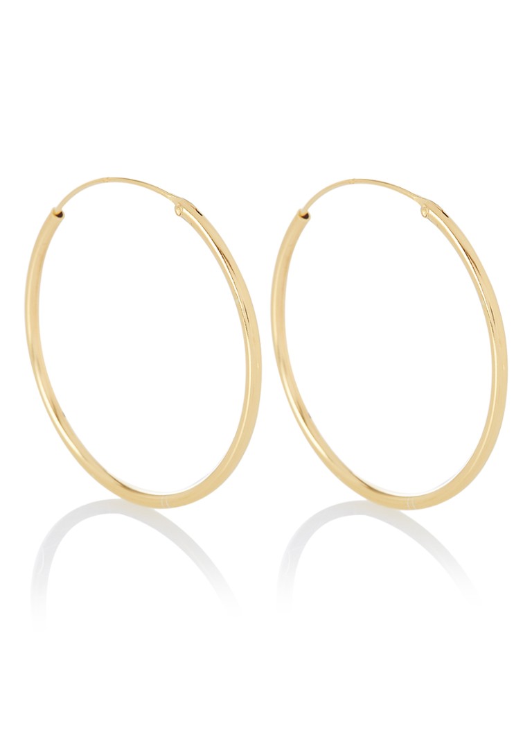 Pernille Corydon Plain gold-plated earrings