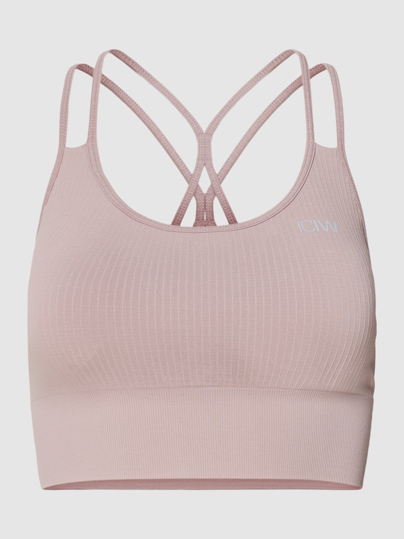 BH mit Label-Print in mauve