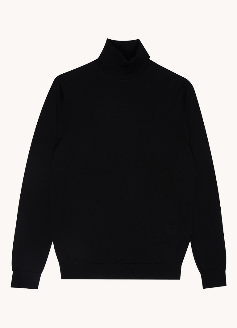 Reiss Caine fine-knit turtleneck sweater made of merino wool