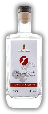 Feingeisterei Kirschbrand steinlos gemaischt Feingeisterei Kirschbrand steinlos gemaischt  0,5	 Liter - Vol 40%