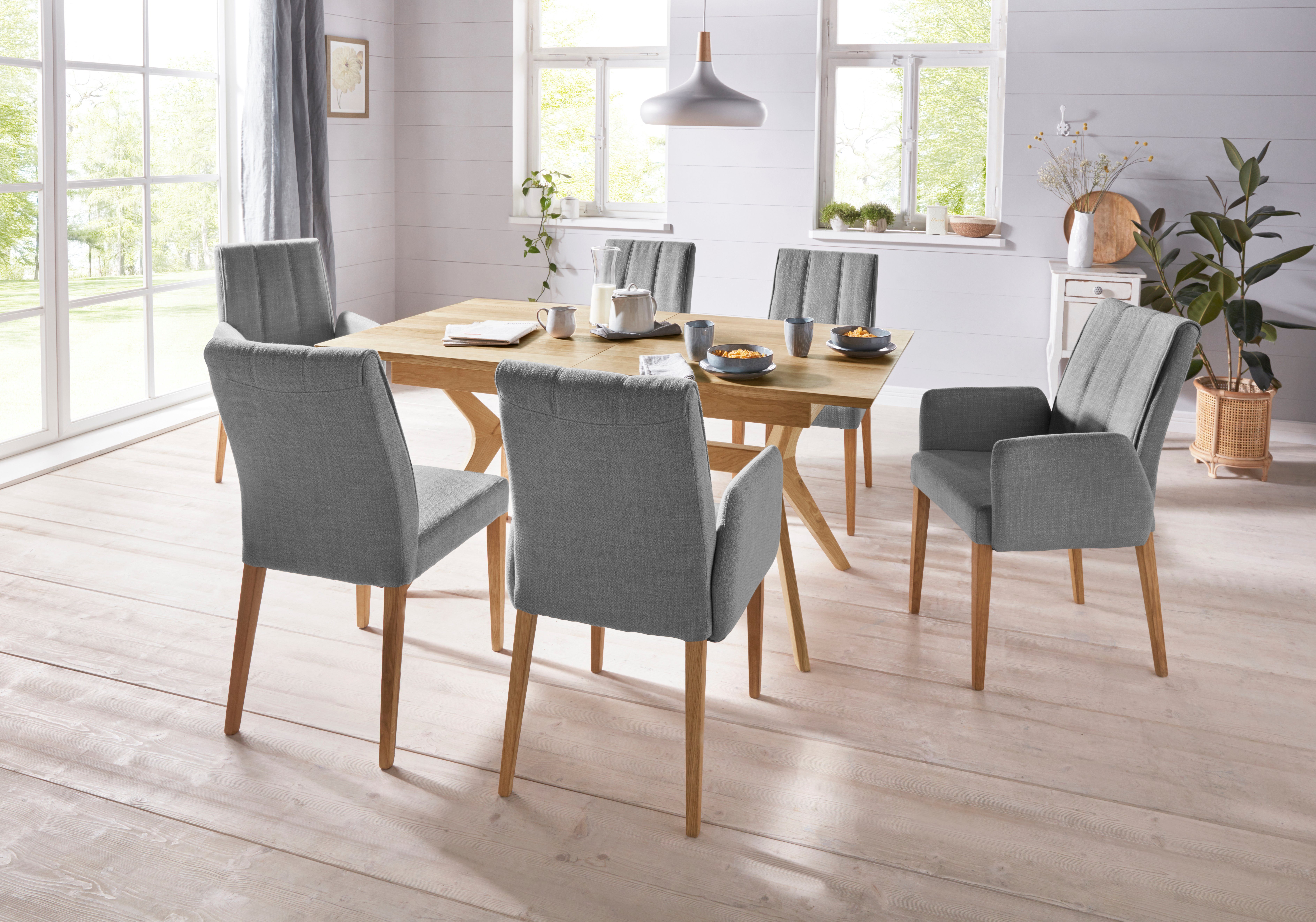 INOSIGN 4-Fußstuhl (Set, 2 St), Rückenlehne mit Steppung