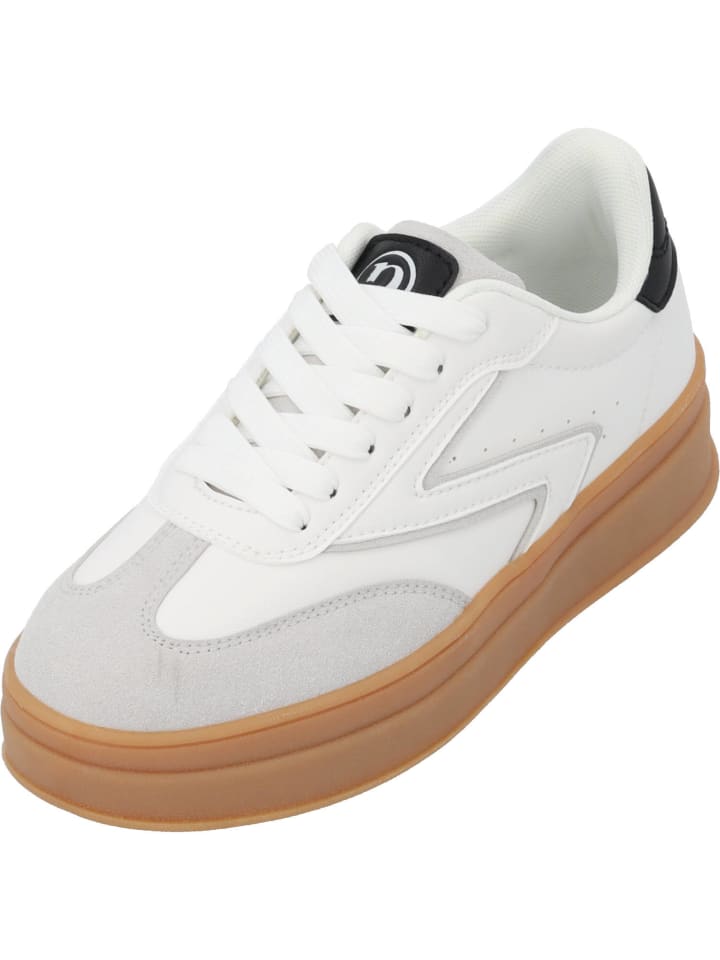 palado Sneakers Low in white grey combi günstig kaufen