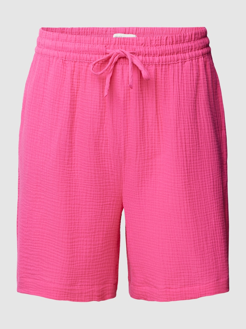 PLUS SIZE Shorts mit Tunnelzug Modell 'CARTHEIS' in pink