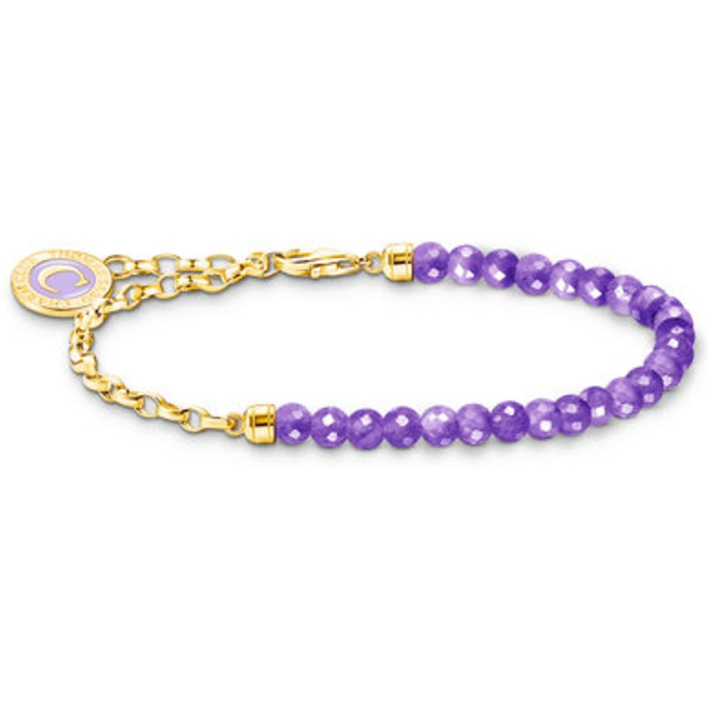 Thomas Sabo Bracelet Argent, Émail violet Bracelet