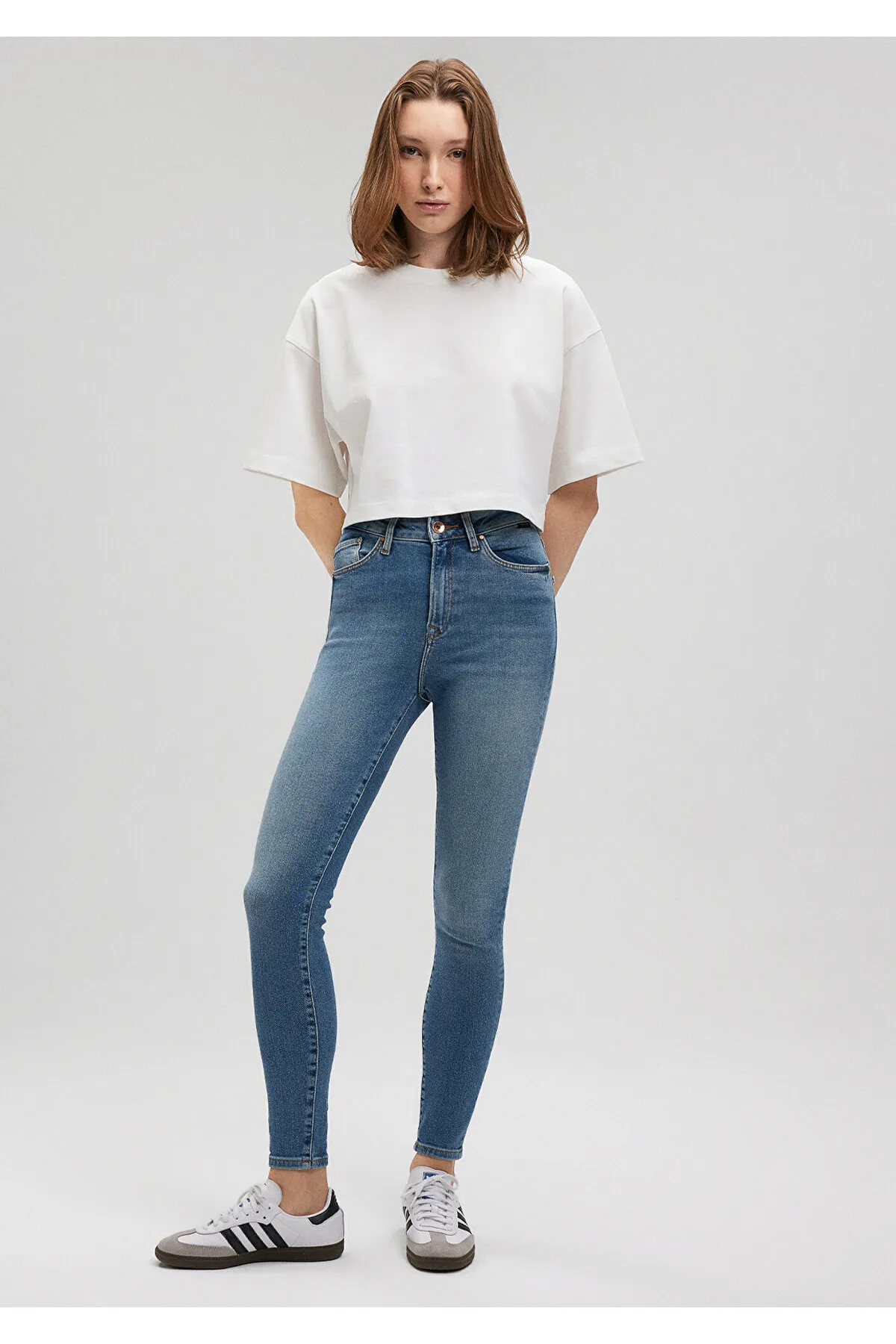 Mavi  Serenay Gold Shape Indigoblaue Jeanshose 100980-30860