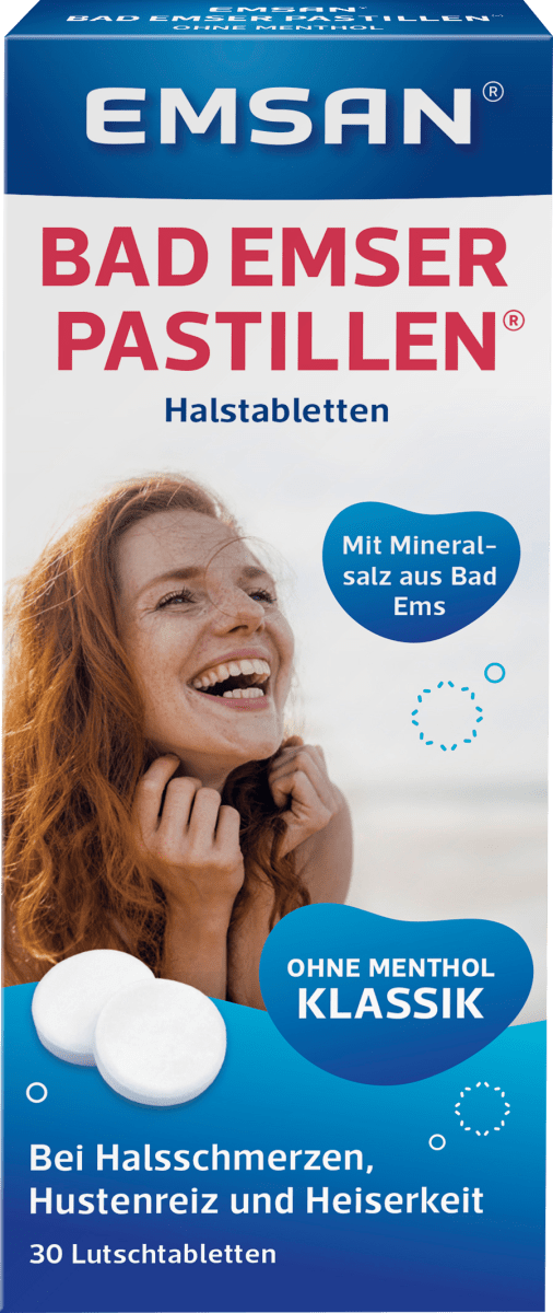 Pastillen Halstabletten ohne Menthol, 30 St