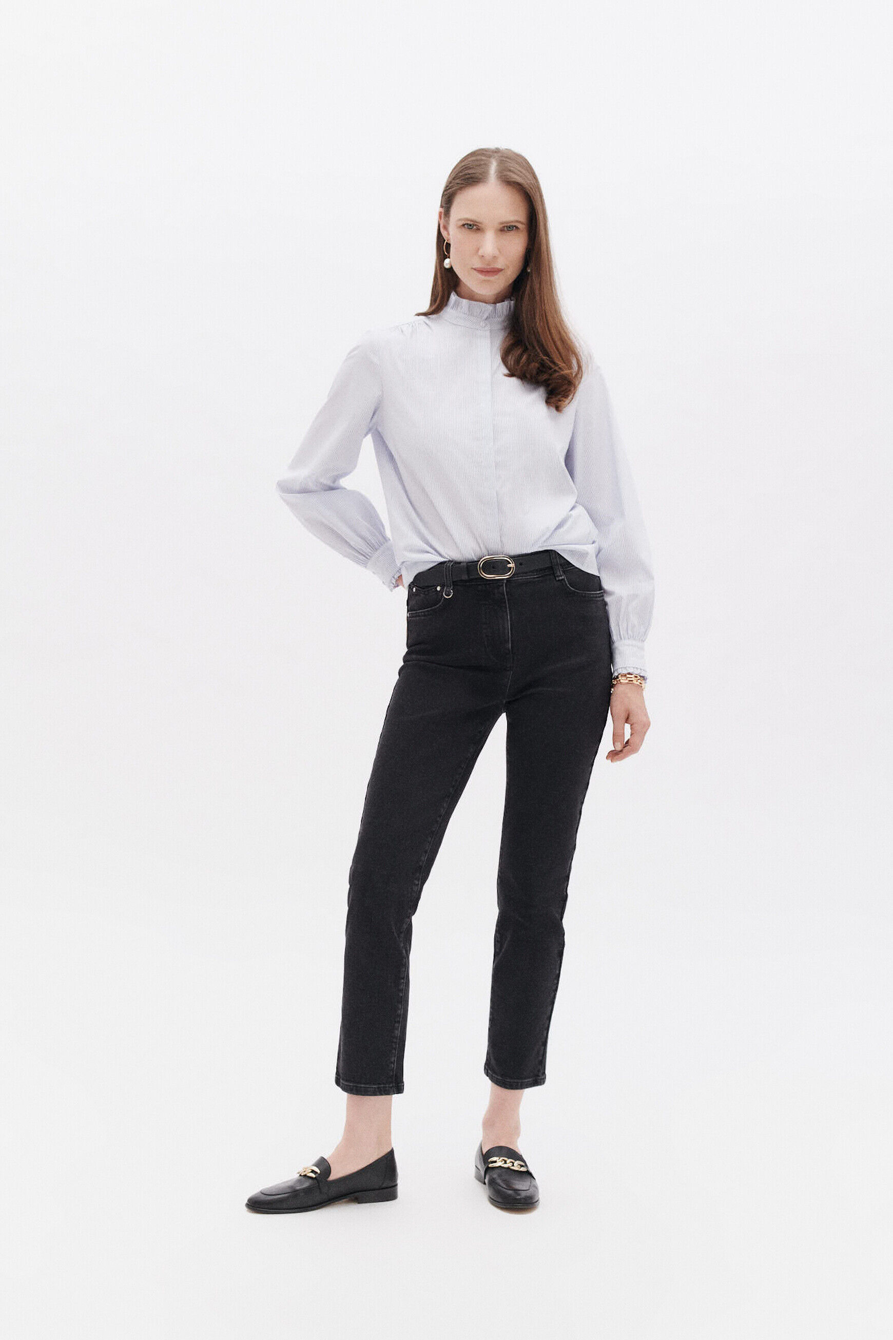 Pantalon plenny gris fonce femme