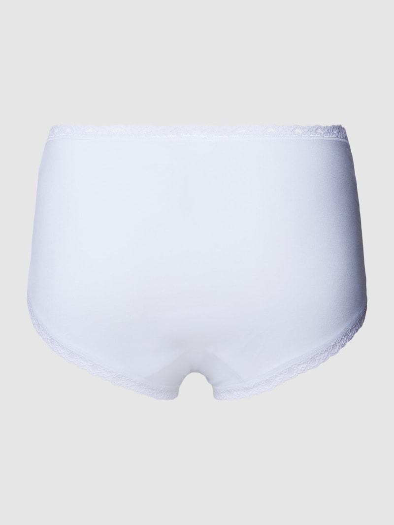 Pants mit Muschelsaum im 3er-Pack in weiß