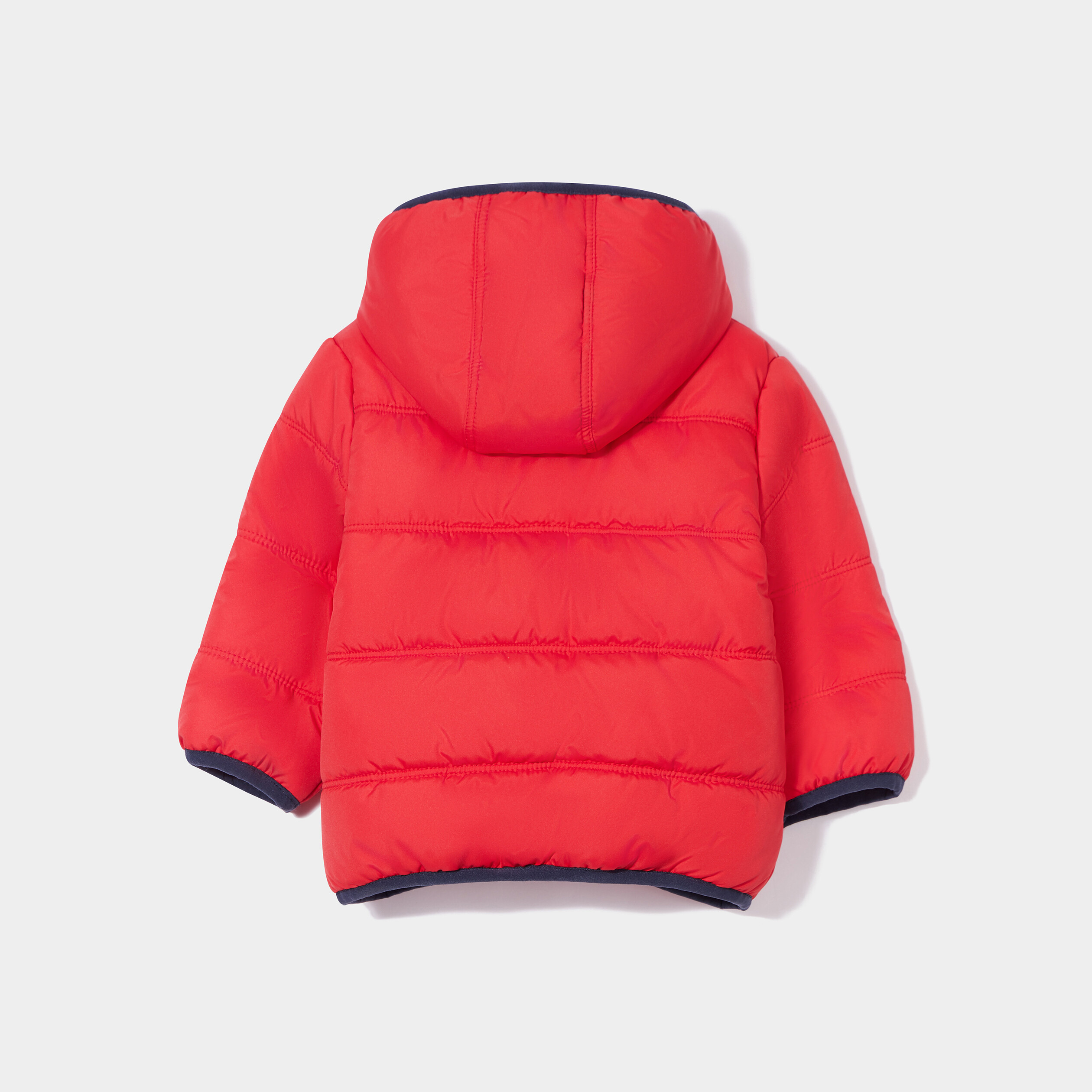 Doudoune à capuche doublure polaire rouge bébé garçon | La Halle