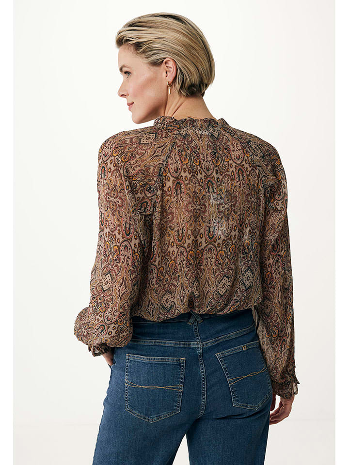 Mexx Bluse in Hellbraun günstig kaufen