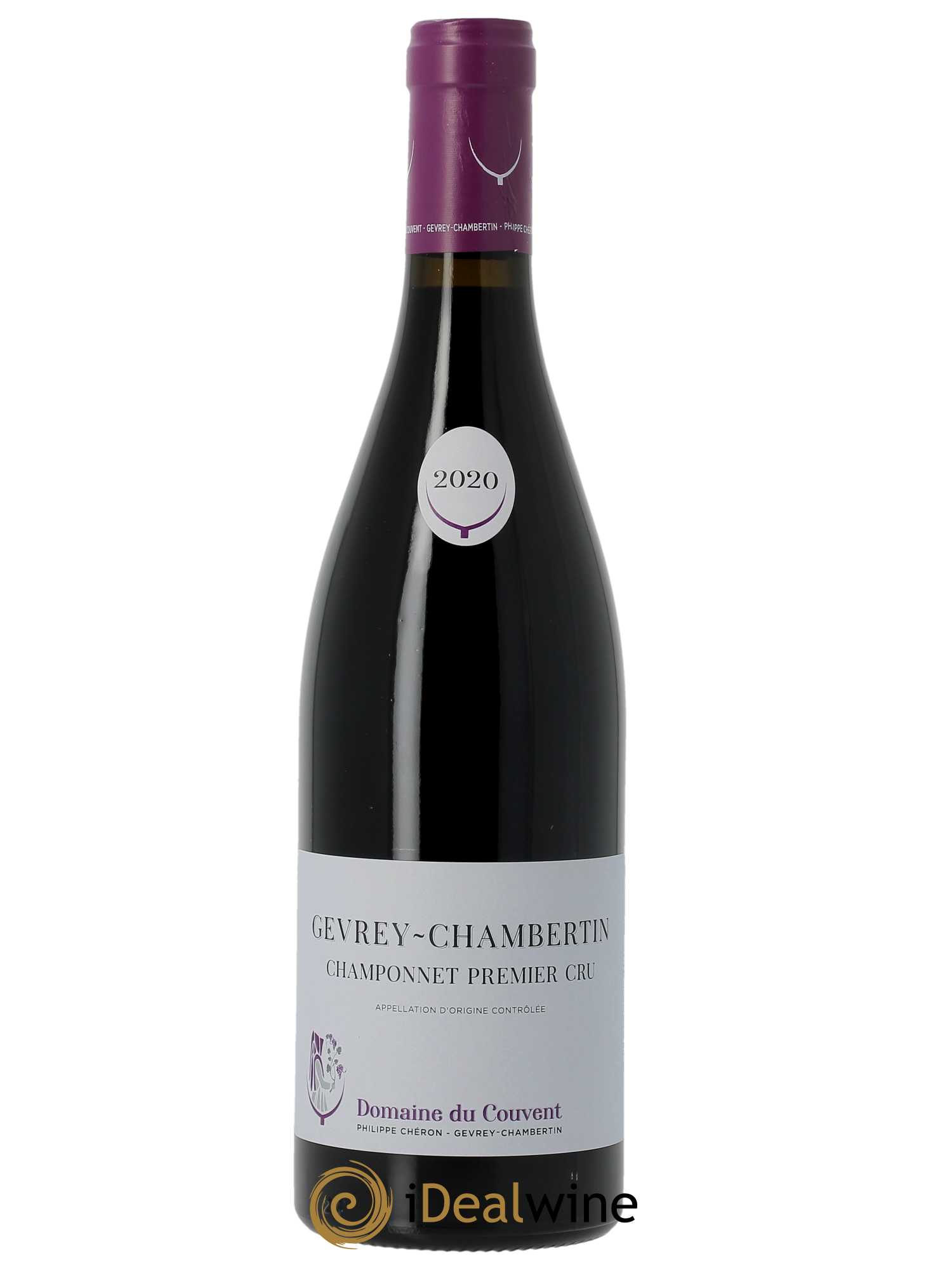 Gevrey-Chambertin 1er Cru Champonnet Domaine du Couvent  2020 - Lot de 1 Bouteille