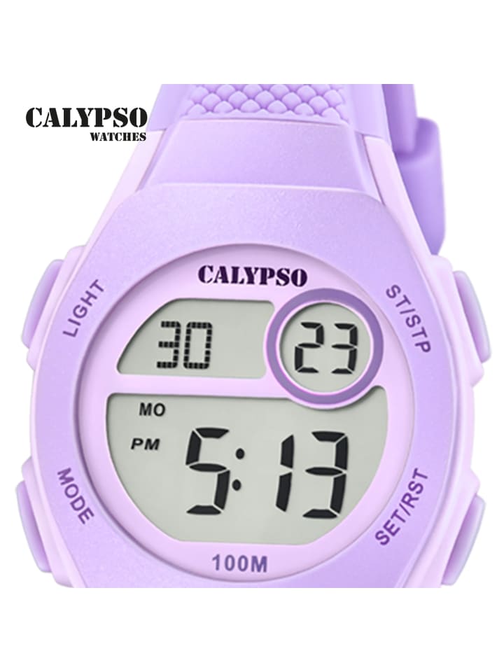 Calypso Digital-Armbanduhr Calypso Junior lila klein (ca. 28mm) günstig kaufen onesize