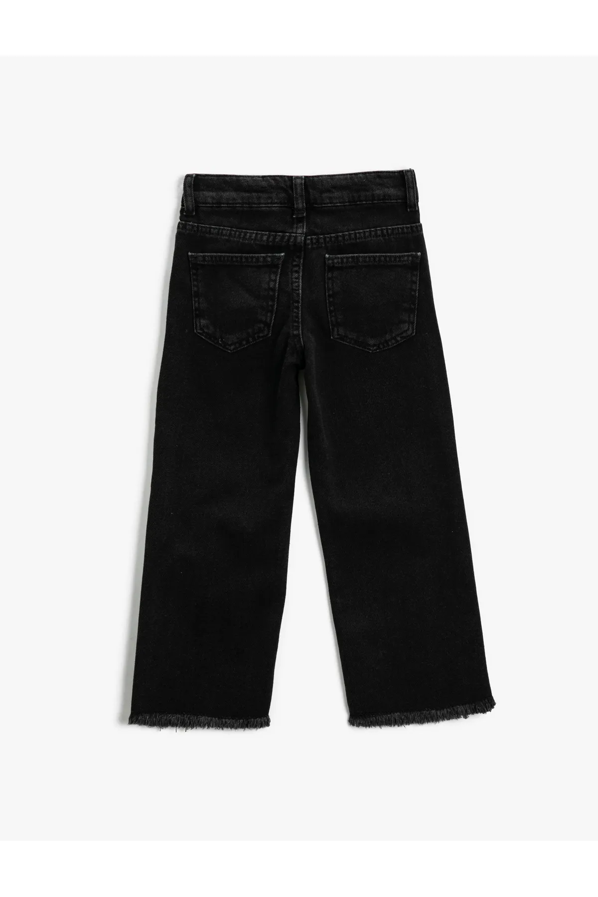 Koton  Jeans mit weitem Bein, Taschen und zerrissenen Details – Jeans mit weitem Bein
