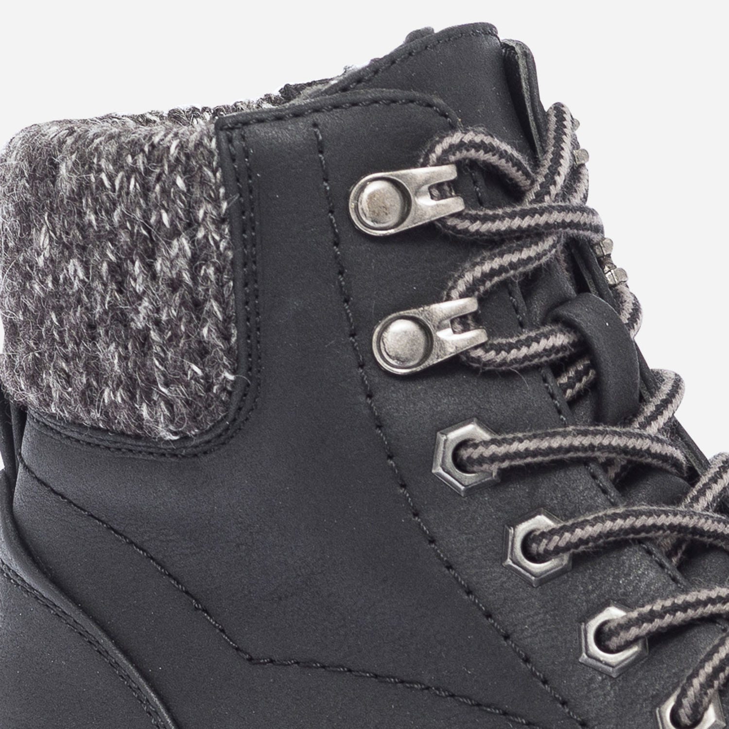 Boots noir fourré esprit montagne