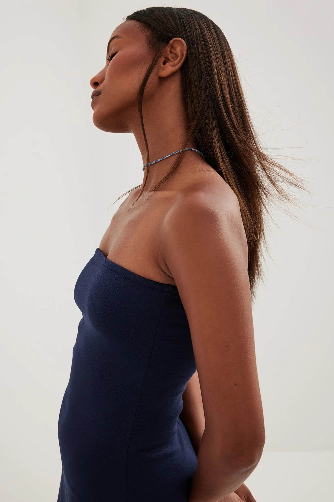 Tube-Maxikleid aus Jersey