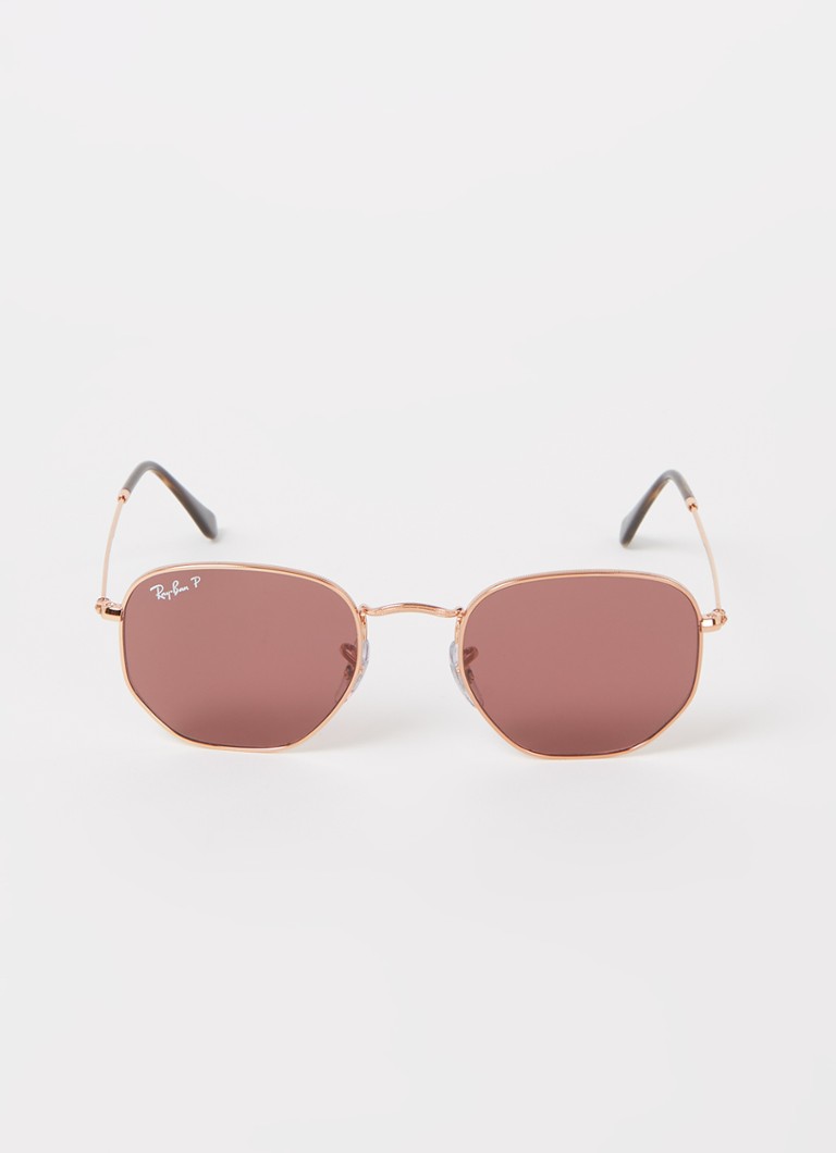 Ray-Ban  Hexagonal zonnebril gepolariseerd RB3548N