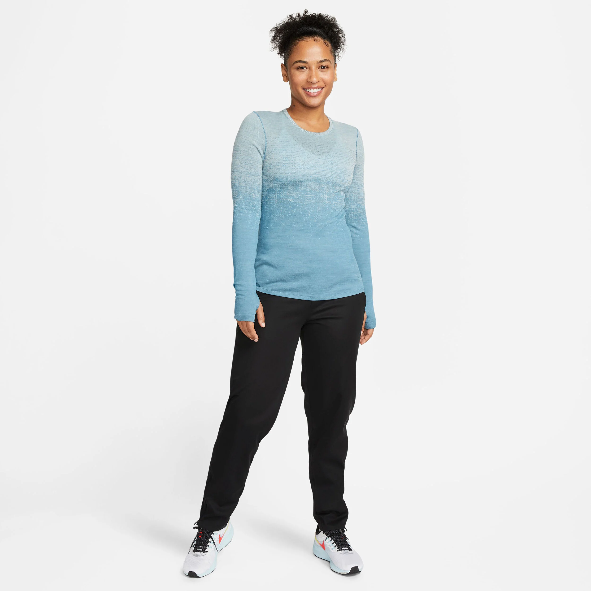 Dri-Fit Advantage Run Division Lauftop Damen - Blau, Grau