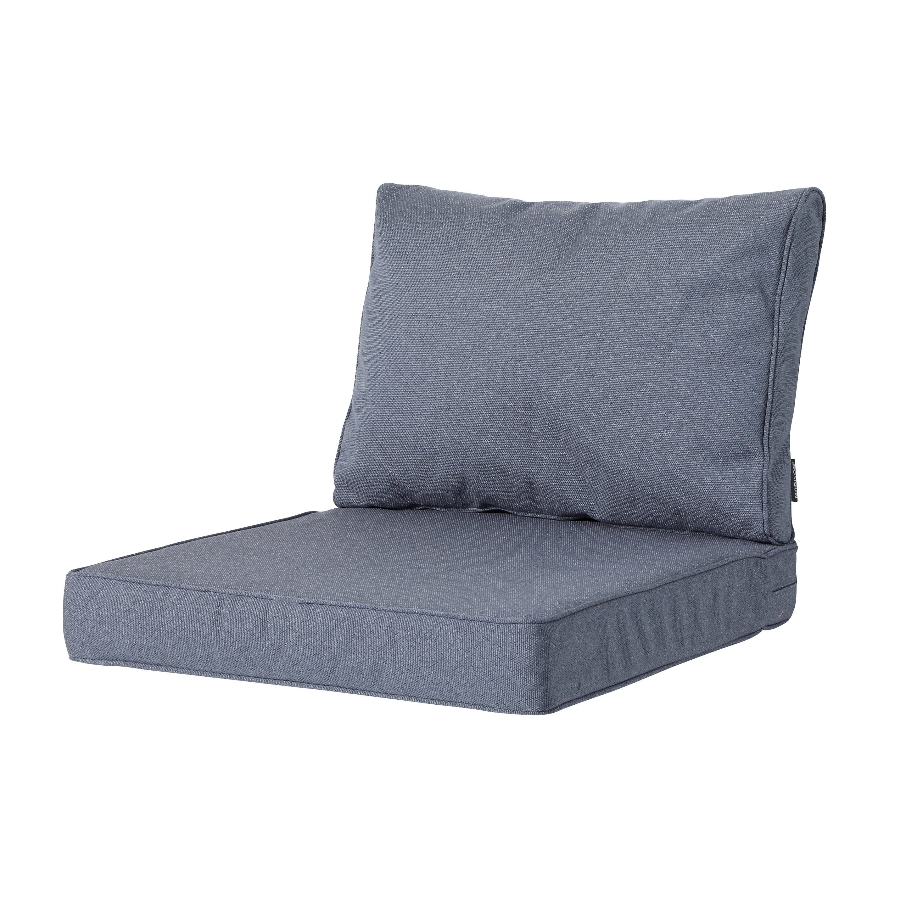 Madison Outdoor Manchester Denim Grey 73x40 Loungekissen