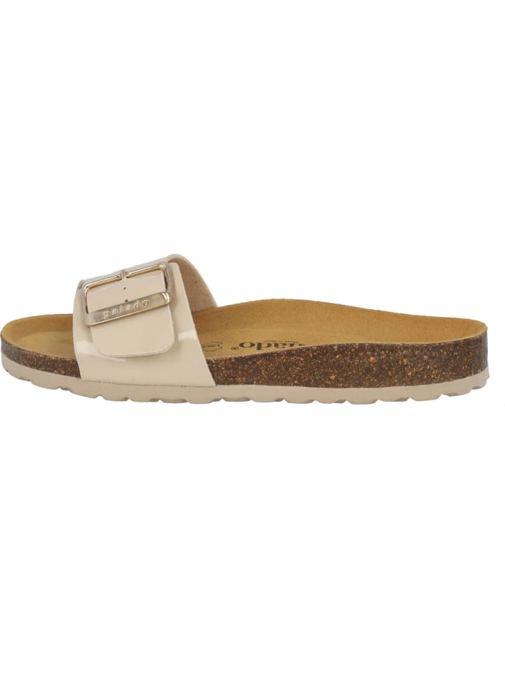 palado Pantoletten in beige lack günstig kaufen