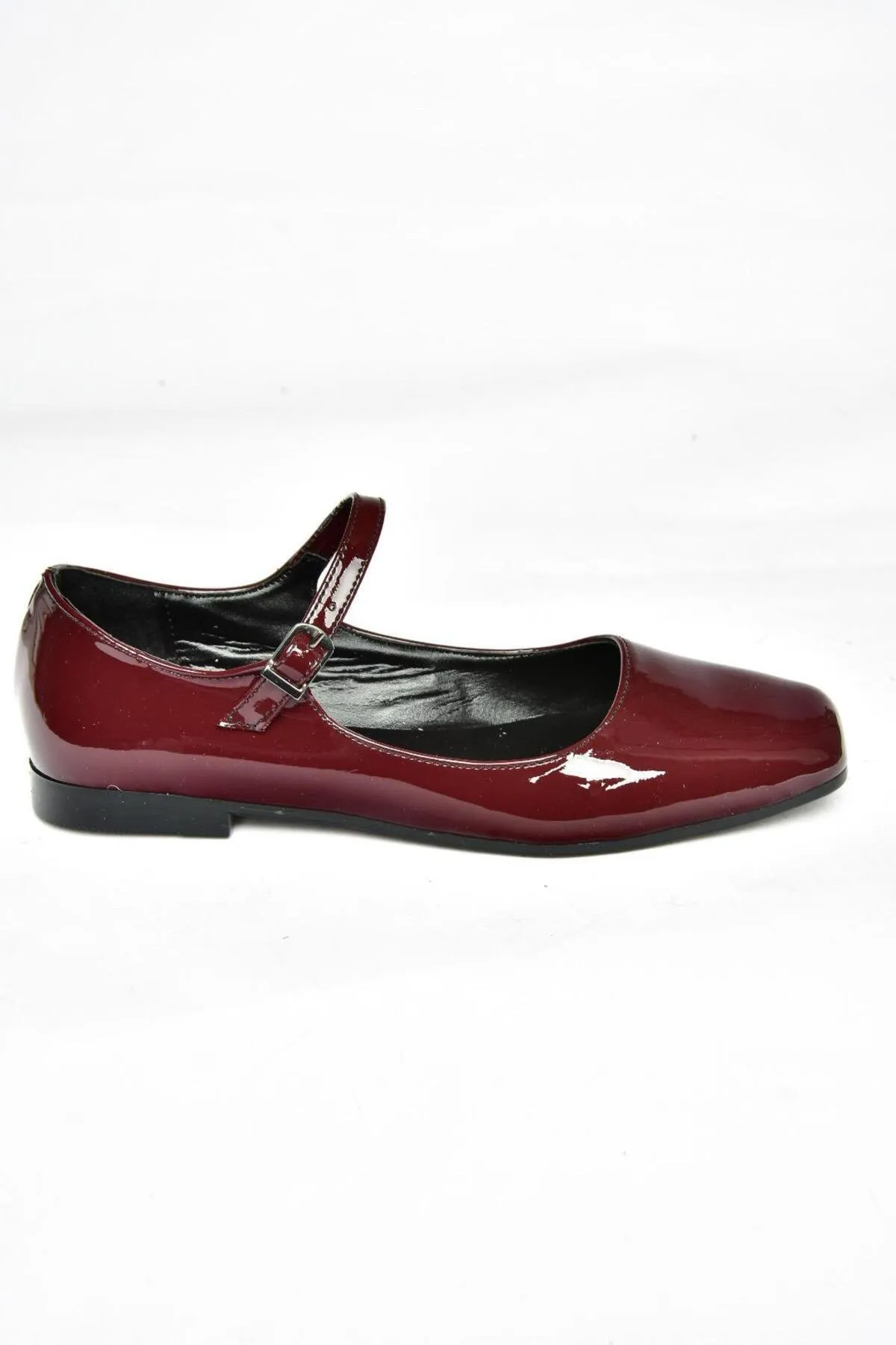 Fox Shoes  S726252508 Weinrote Ballerinas aus Lackleder für Damen