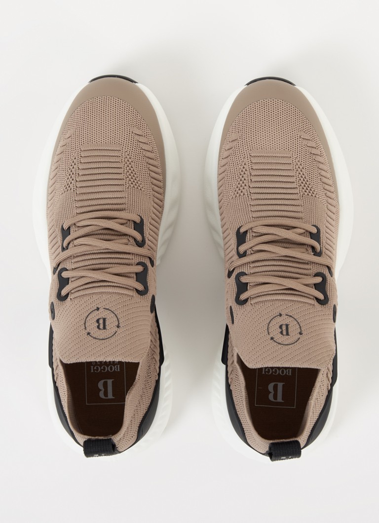 Boggi Milano  Willow sneaker met gebreid bovenwerk