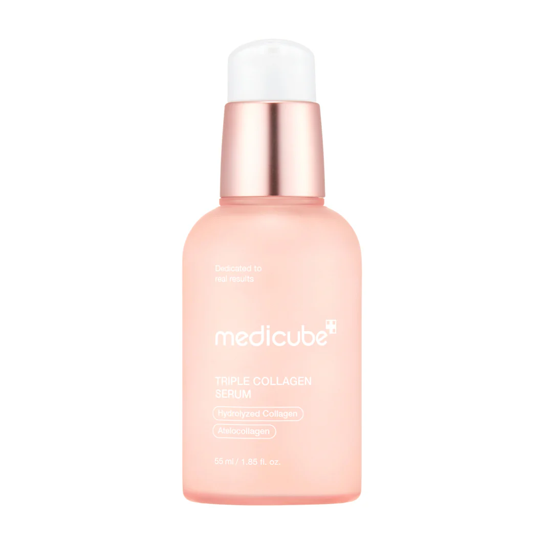 GLASS GLOW Face - Serum s trostrukim kolagenom - Serum za posvjetljivanje lica, Hidratantni serum za lice