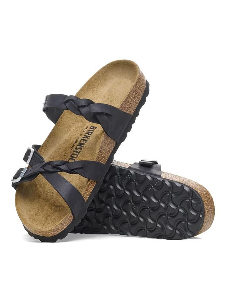 Birkenstock Leder-Pantoletten 