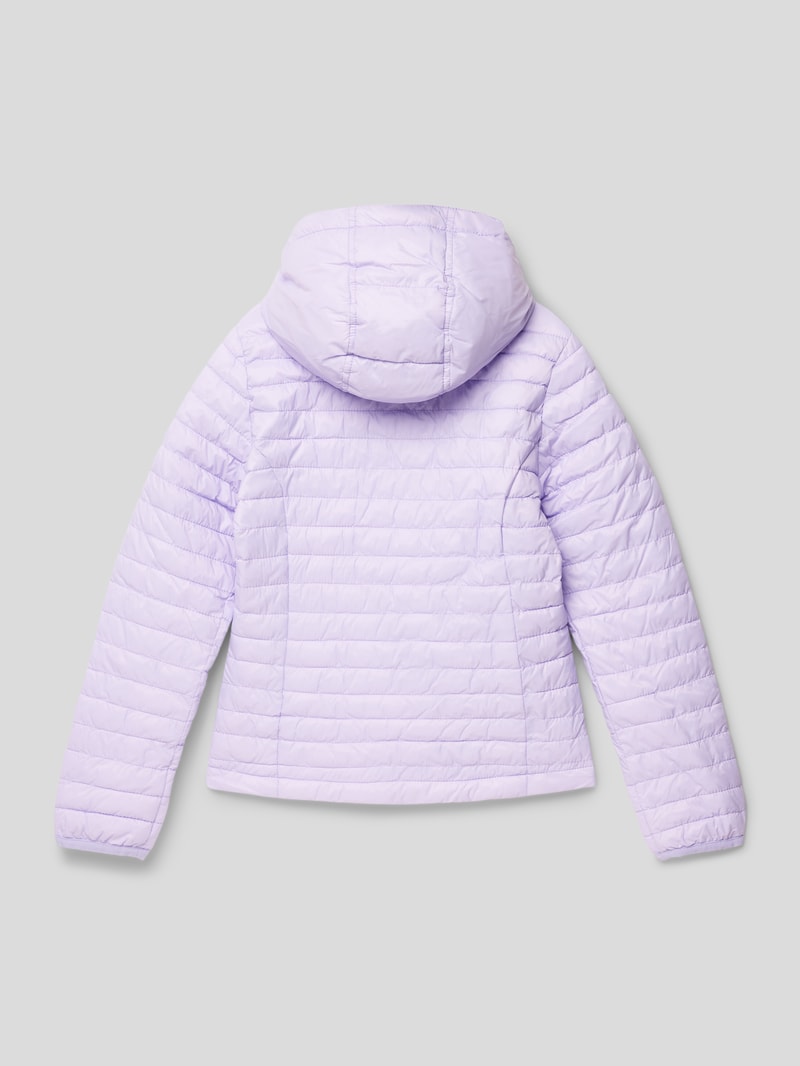 Steppjacke mit Label-Stitching Modell 'CHEYENNE' in flieder